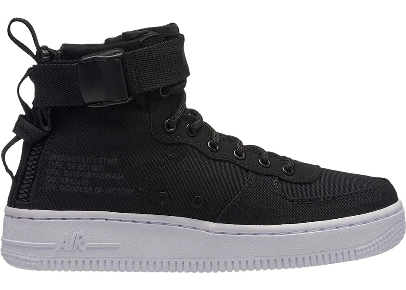 ナイキ ミッド 黒色 ブラック 白色 ホワイト エアフォース ジュニア キッズ NIKE SF AIR FORCE 1 MID BLACK ANTHRACITE WHITE (GS) / BLACK ANTHRACITE WHITE ベビー マタニティ スニーカー|スニケス
