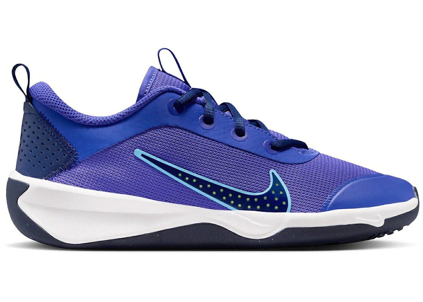 ナイキ 紫 バイオレット 青色 ブルー ジュニア キッズ NIKE OMNI MULTI-COURT PERSIAN VIOLET BLUE VOID VOLT UNIVERSITY (GS) / PERSIAN VIOLET BLUE VOID VOLT ベビー マタニティ スニーカー
