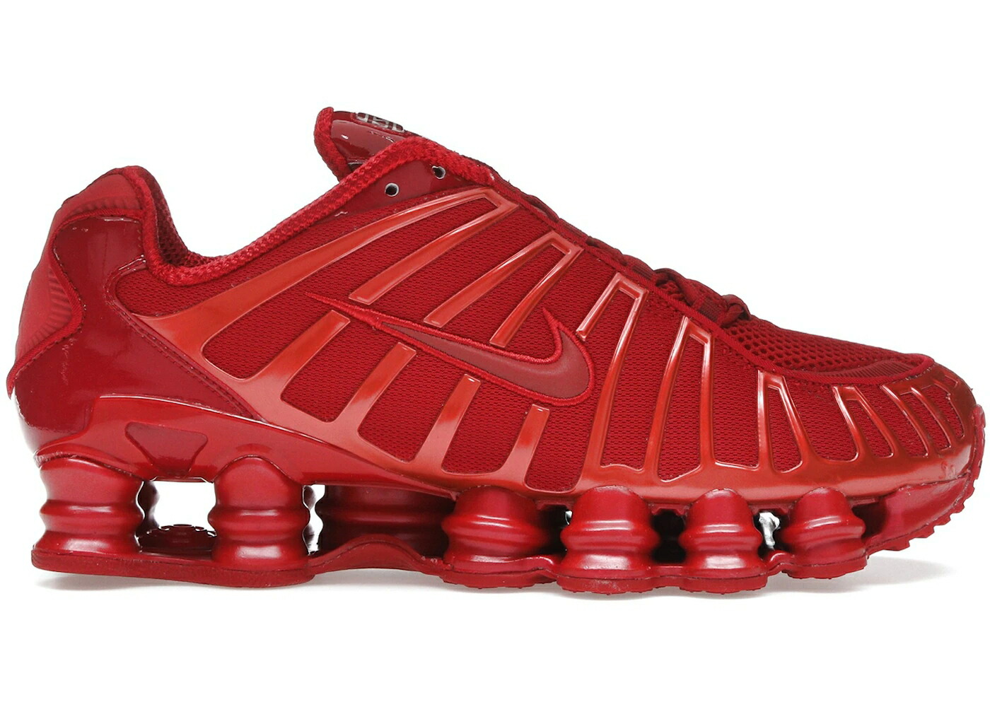 ナイキ ショックス 赤 レッド 白色 ホワイト WOMEN'S スニーカー レディース NIKE SHOX TL GYM RED WHITE (WOMEN'S) / GYM RED GYM RED WHITE