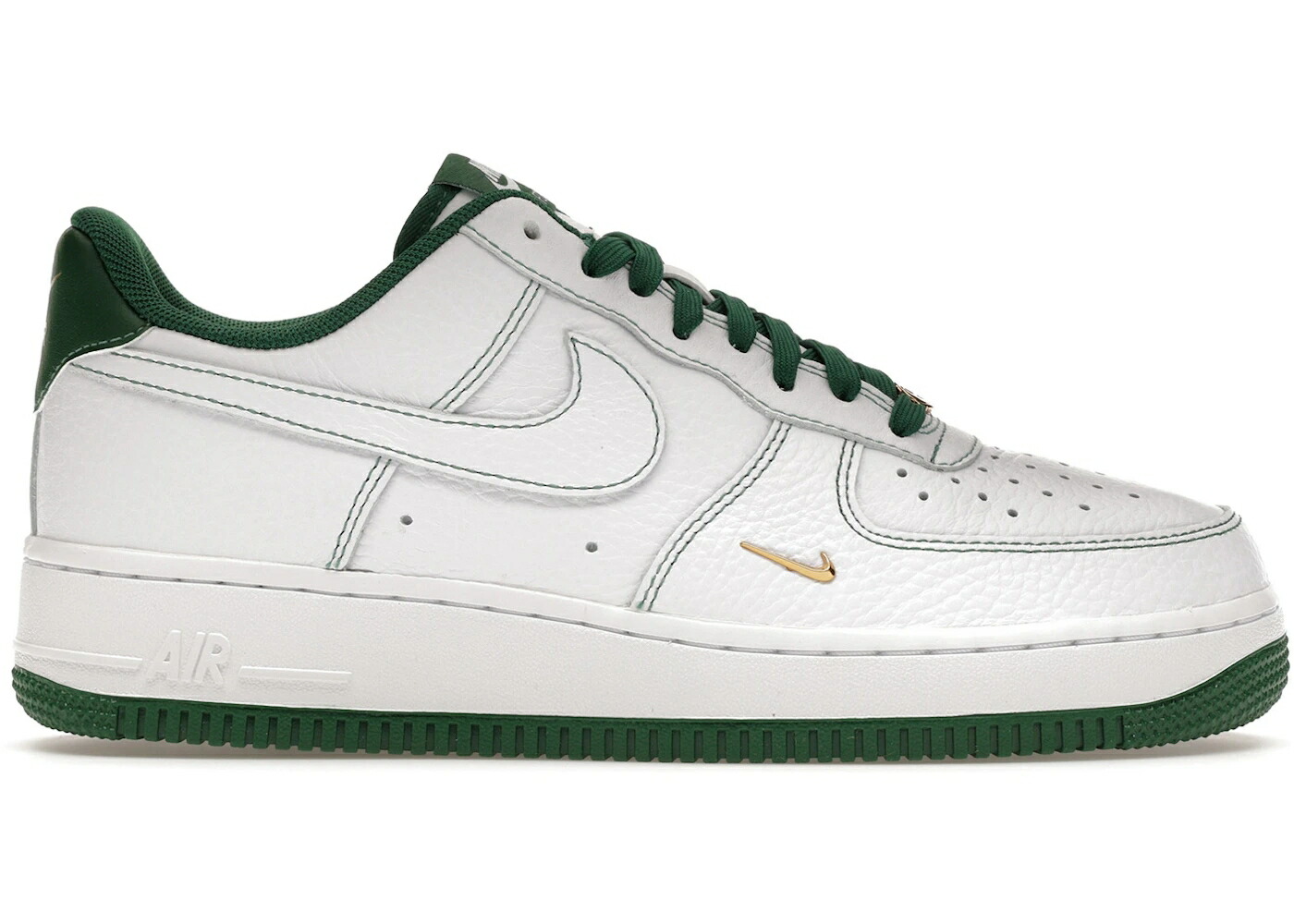 ナイキ 白色 ホワイト 緑 グリーン ゴールド エアフォース WOMEN スニーカー レディース NIKE AIR FORCE 1 LOW MINI JEWEL WHITE GORGE GREEN (WOMEN) / WHITE METALLIC GOLD GORGE GREEN