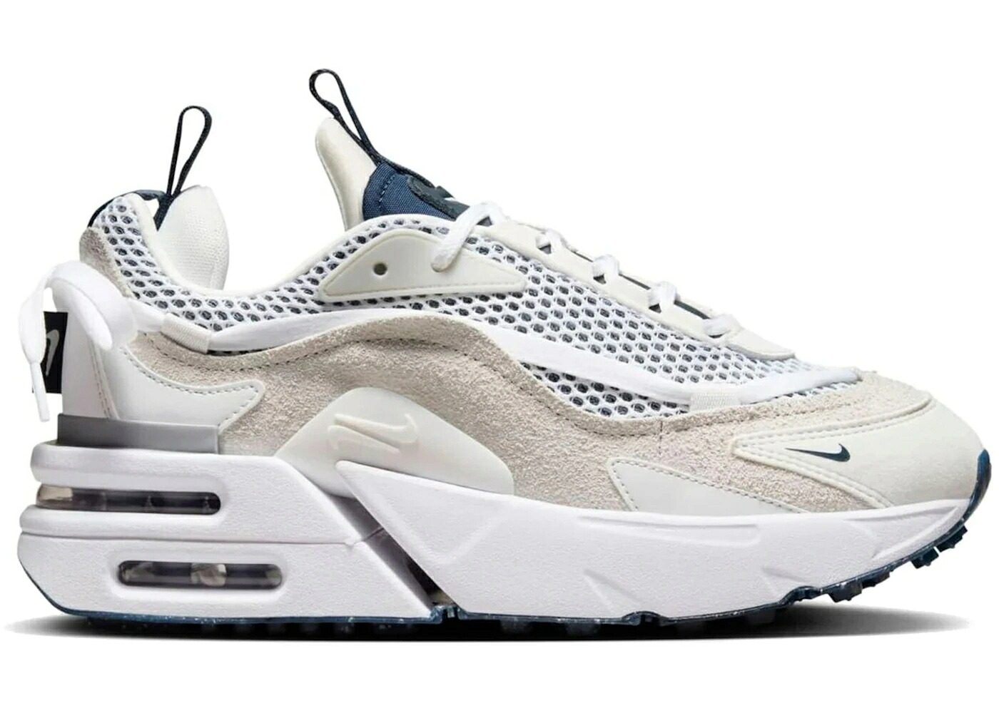 ナイキ マックス 白いこと 白いこと 紺色 米国海軍 大気圏マックス WOMEN\u0027S スニーカー レディース 【 NIKE AIR MAX FURYOSA WHITE LIGHT BONE ARMORY NAVY (WOMEN\u0027S) / SUMMIT WHITE LIGHT BONE WHITE 】