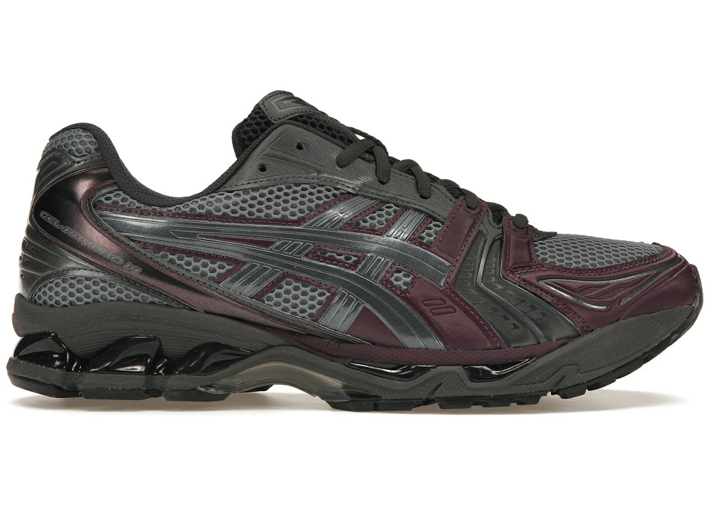 アシックス 灰色 グレー 紫 パープル スニーカー メンズ ASICS GEL-KAYANO 14 ATMOS GREY PURPLE / GREY PURPLE