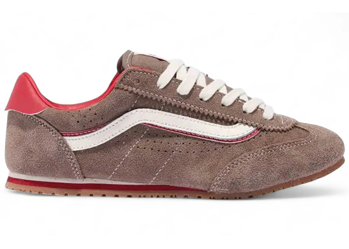 ヴァンズ バンズ プロ 白色 ホワイト 赤 レッド スニーカー メンズ VANS SUPER LOW PRO WALNUT / WALNUT WHITE RED