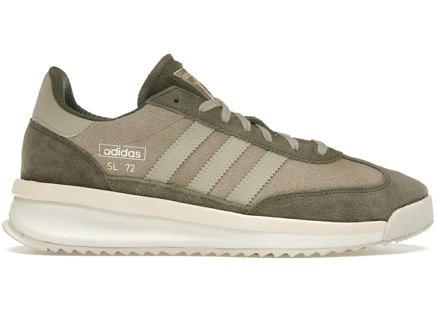 アディダス 積貨委託貨物 オリーブ スニーカー メンズ ADIDAS SL 72 RTN BLANCH CARGO PUTTY MAUVE OLIVE STRATA / BLANCH CARGO PUTTY MAUVE OLIVE