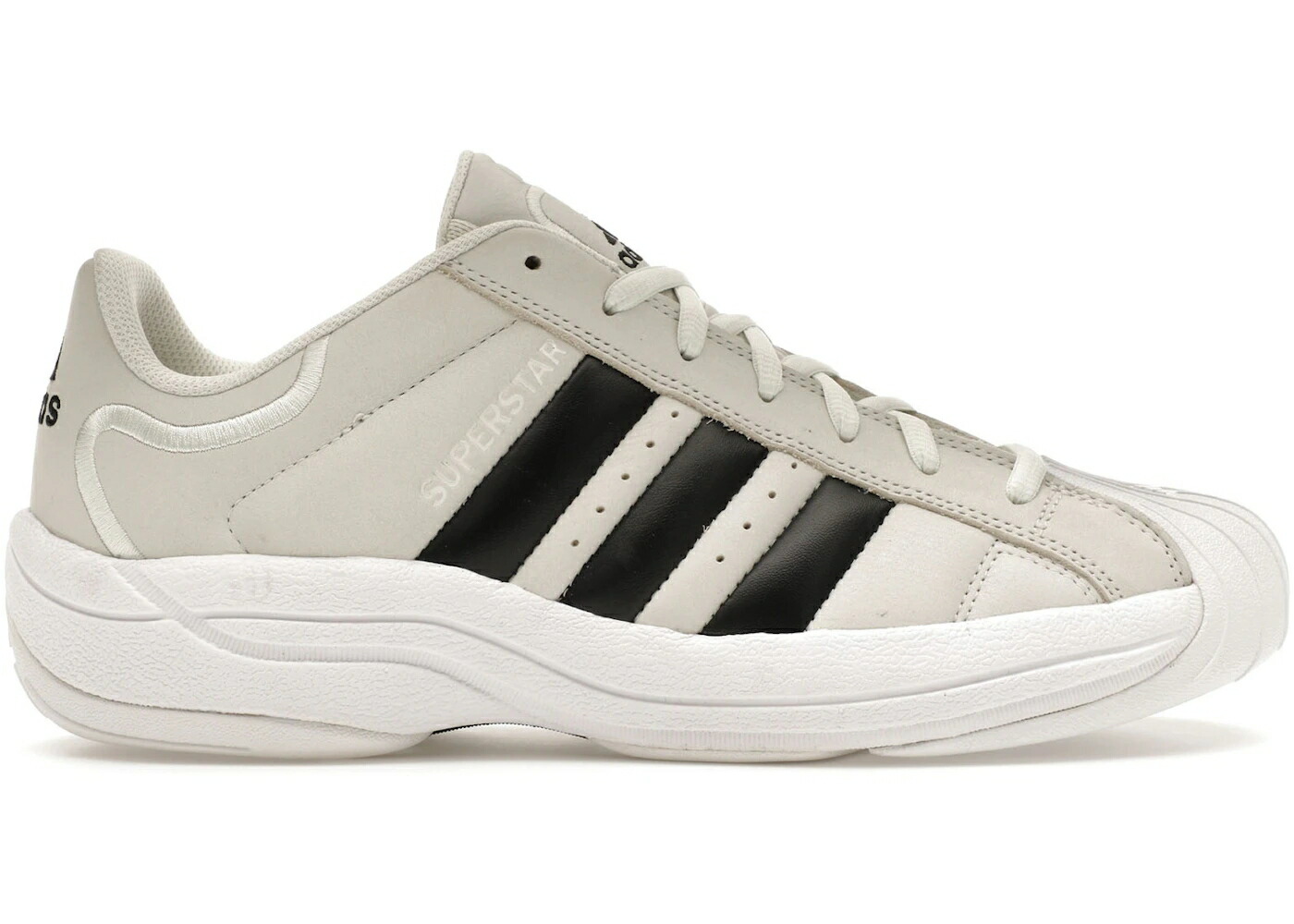 アディダス はやりっ子 白いこと 白いこと 中核グループ 黒いこと 黒いこと スニーカー メンズ ADIDAS SUPERSTAR MILLENNIUM CLOUD WHITE CORE BLACK / CLOUD WHITE CORE BLACK CORE