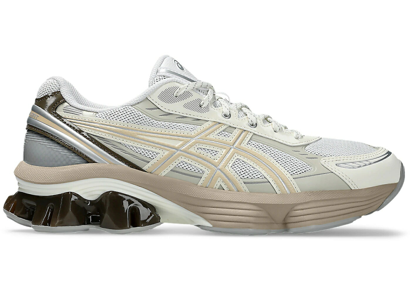 アシックス 白色 ホワイト スニーカー メンズ ASICS GEL-KINETIC FLUENT WHITE MARZIPAN / WHITE MARZIPAN