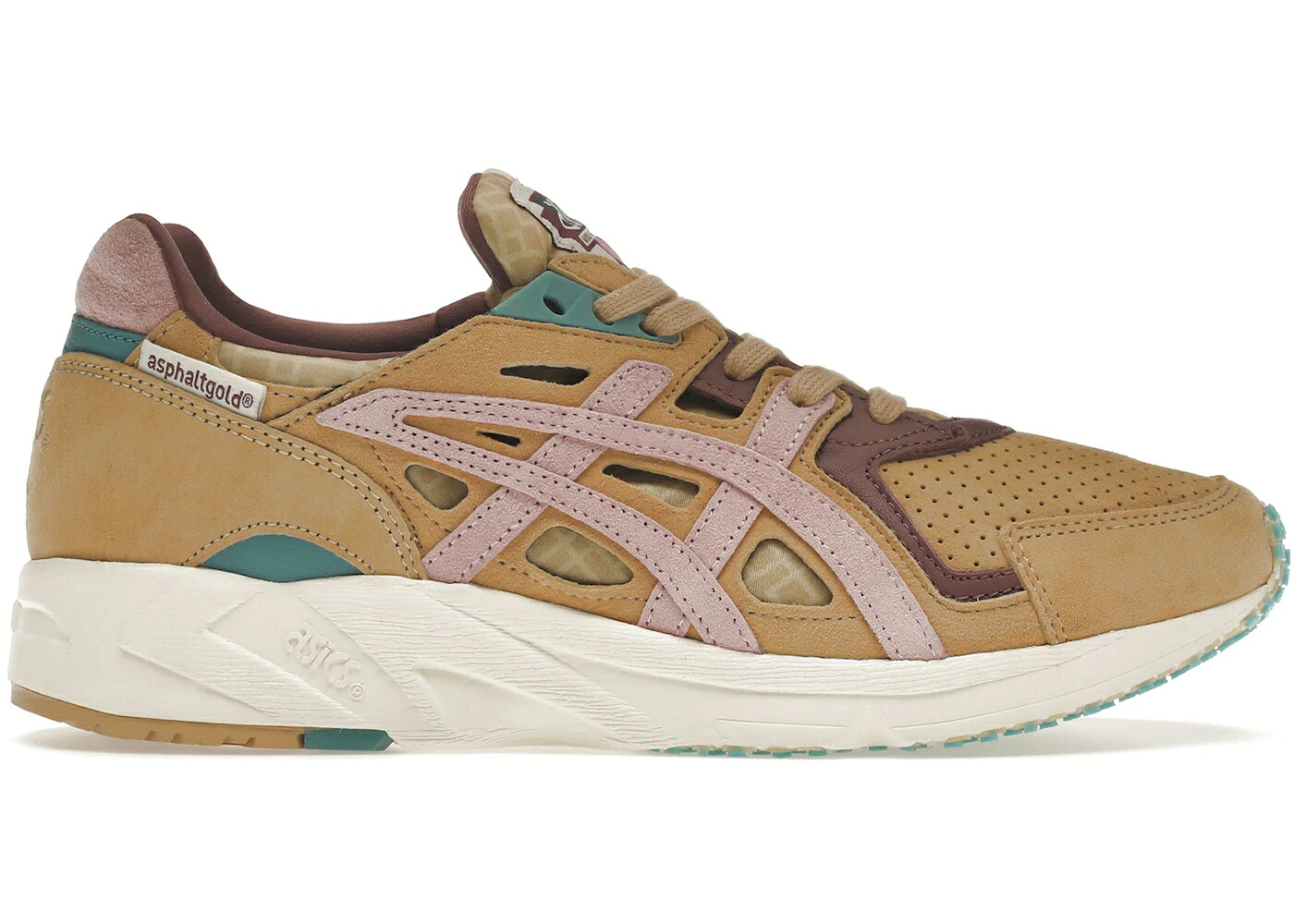 アシックス トレーナー 砂色 サンド ピンク スニーカー メンズ ASICS GEL-DS TRAINER ASPHALTGOLD / EVENING SAND HOT PINK