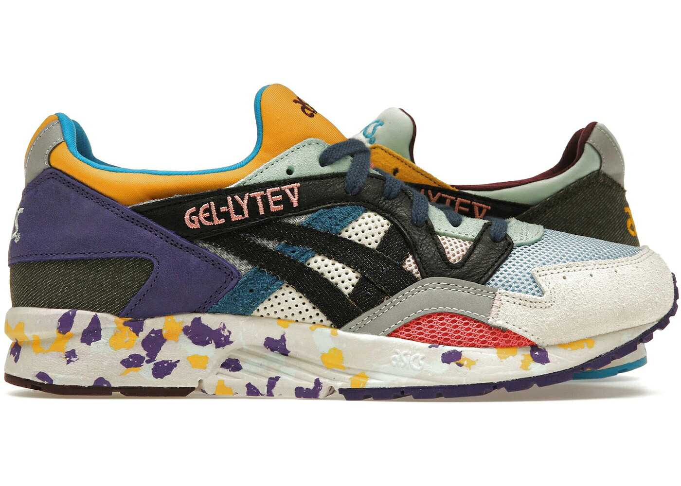 アシックス 先だつものともし火 RE: スニーカー メンズ ASICS GEL-LYTE V MATERIAL / MULTI MULTI