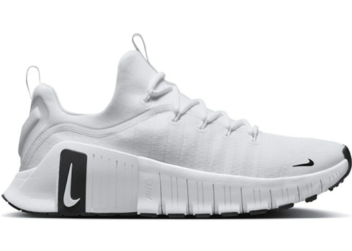 ナイキ 無償性 白いこと 白いこと 黒いこと 黒いこと スニーカー メンズ NIKE FREE METCON 6 結核症 WHITE BLACK / WHITE WHITE BLACK