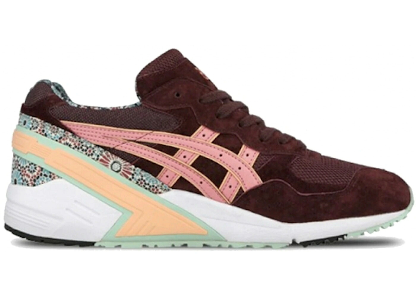 アシックス サクラ色 ぶどう酒色 バーガンディー スニーカー メンズ ASICS GEL-SIGHT OVERKILL DESERT ROSE / BURGUNDY MINT