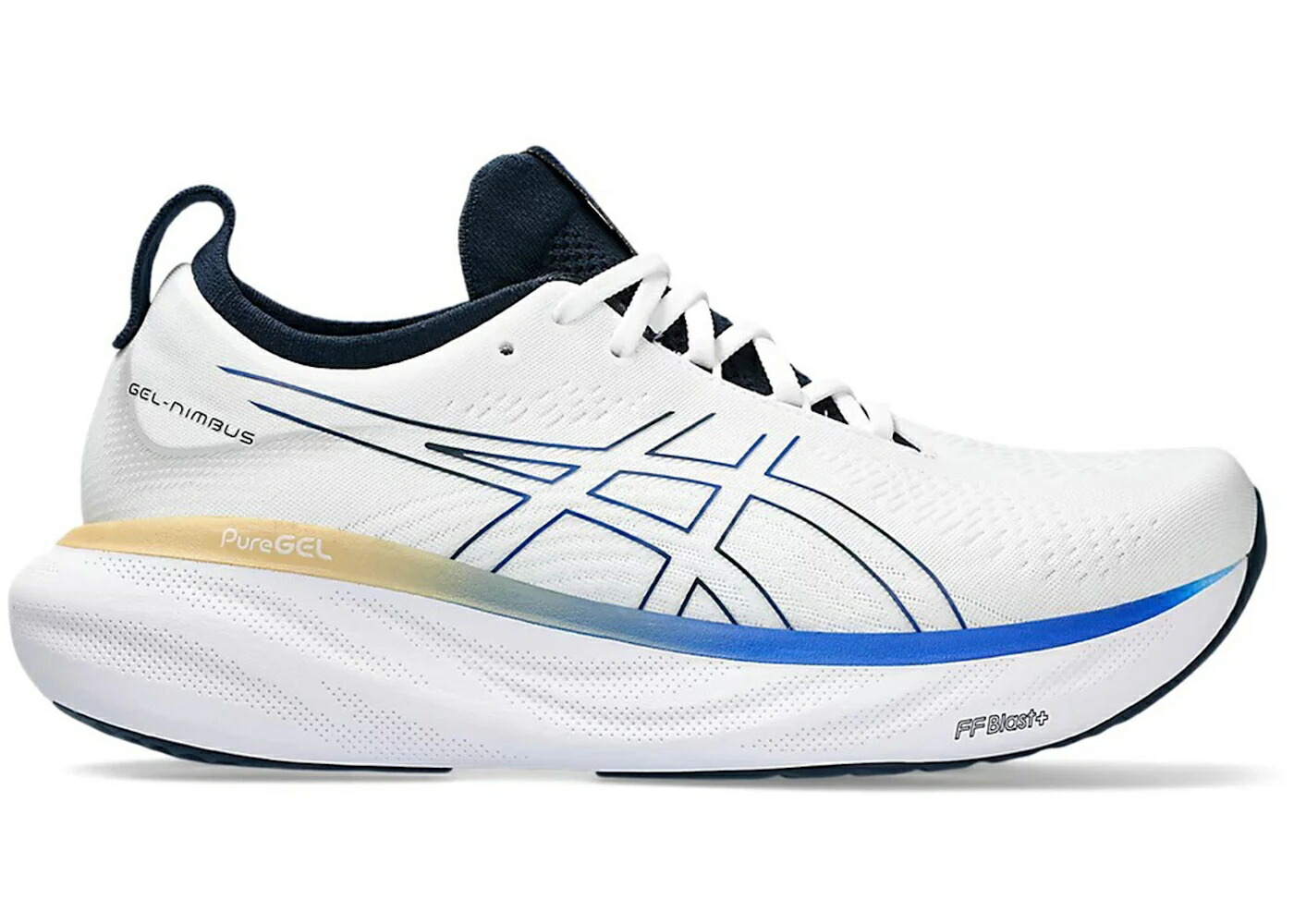 アシックス 白いこと 白いこと 青味 青み スニーカー メンズ ASICS GEL-NIMBUS 25 WHITE ILLUSION BLUE / WHITE ILLUSION BLUE
