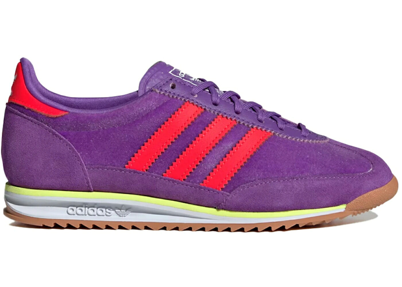 アディダス 紫 パープル 赤 レッド WOMEN'S スニーカー レディース ADIDAS SL 72 OG ACTIVE PURPLE SOLAR RED (WOMEN'S) / ACTIVE PURPLE SOLAR RED CLOUD｜スニケス