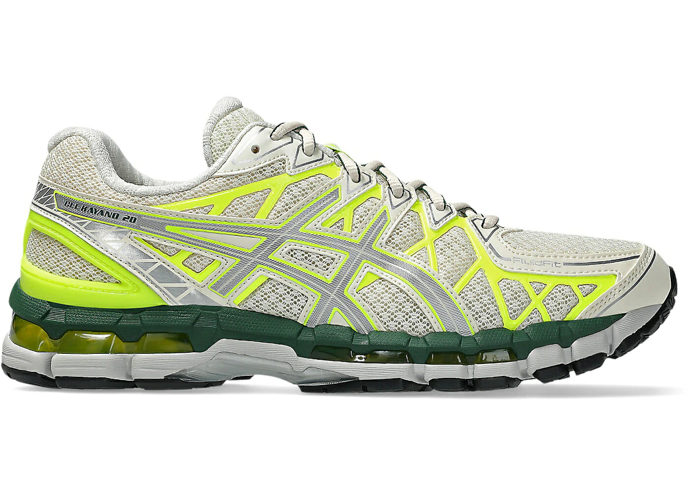 アシックス 皮膚軟化剤 純然たる しろがね色 しろがね色 スニーカー メンズ ASICS GEL-KAYANO 20 CREAM PURE SILVER / CREAM PURE SILVER