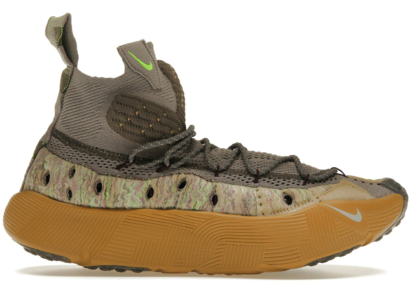 ナイキ フライニット ゴールド スニーカー メンズ NIKE ISPA SENSE FLYKNIT ENIGMA STONE SEAFOAM / ENIGMA STONE ELEMENTAL GOLD｜スニケス 95,205円