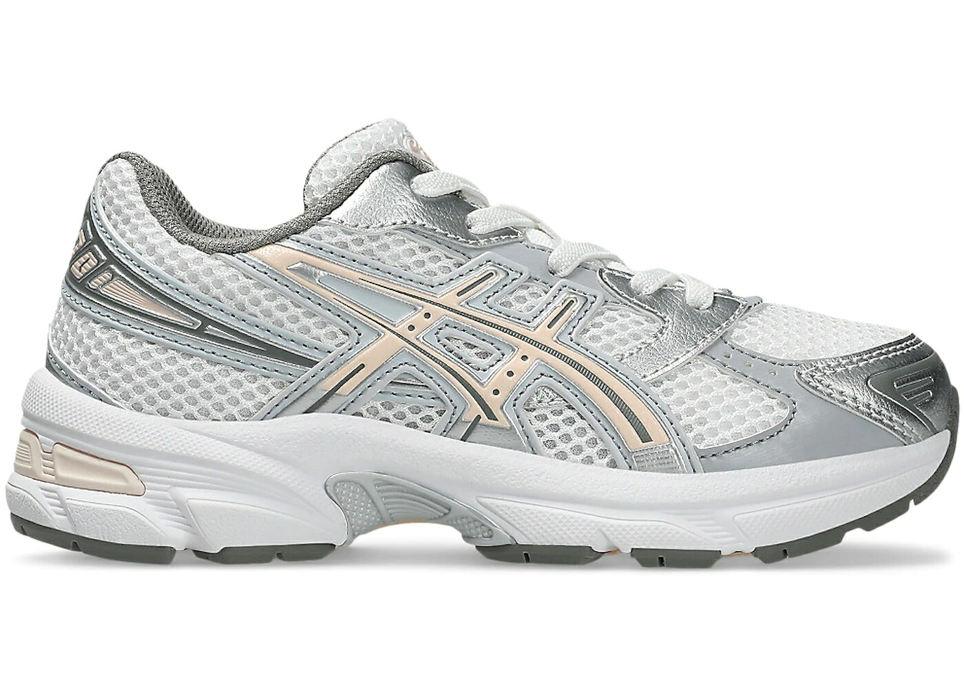 アシックス 白色 ホワイト パール ピンク ジュニア キッズ ASICS GEL-1130 WHITE PEARL PINK (PS) / WHITE PEARL PINK ベビー マタニティ スニーカー｜スニケス