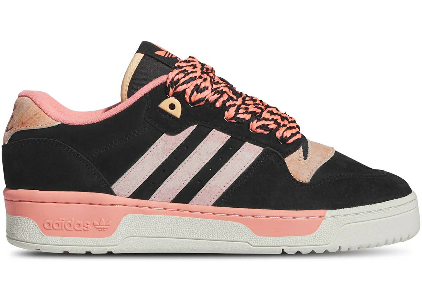 アディダス コア 黒色 ブラック 橙 オレンジ 赤 レッド スニーカー メンズ ADIDAS RIVALRY LOW CORE BLACK ORANGE / CORE BLACK ORANGE RED