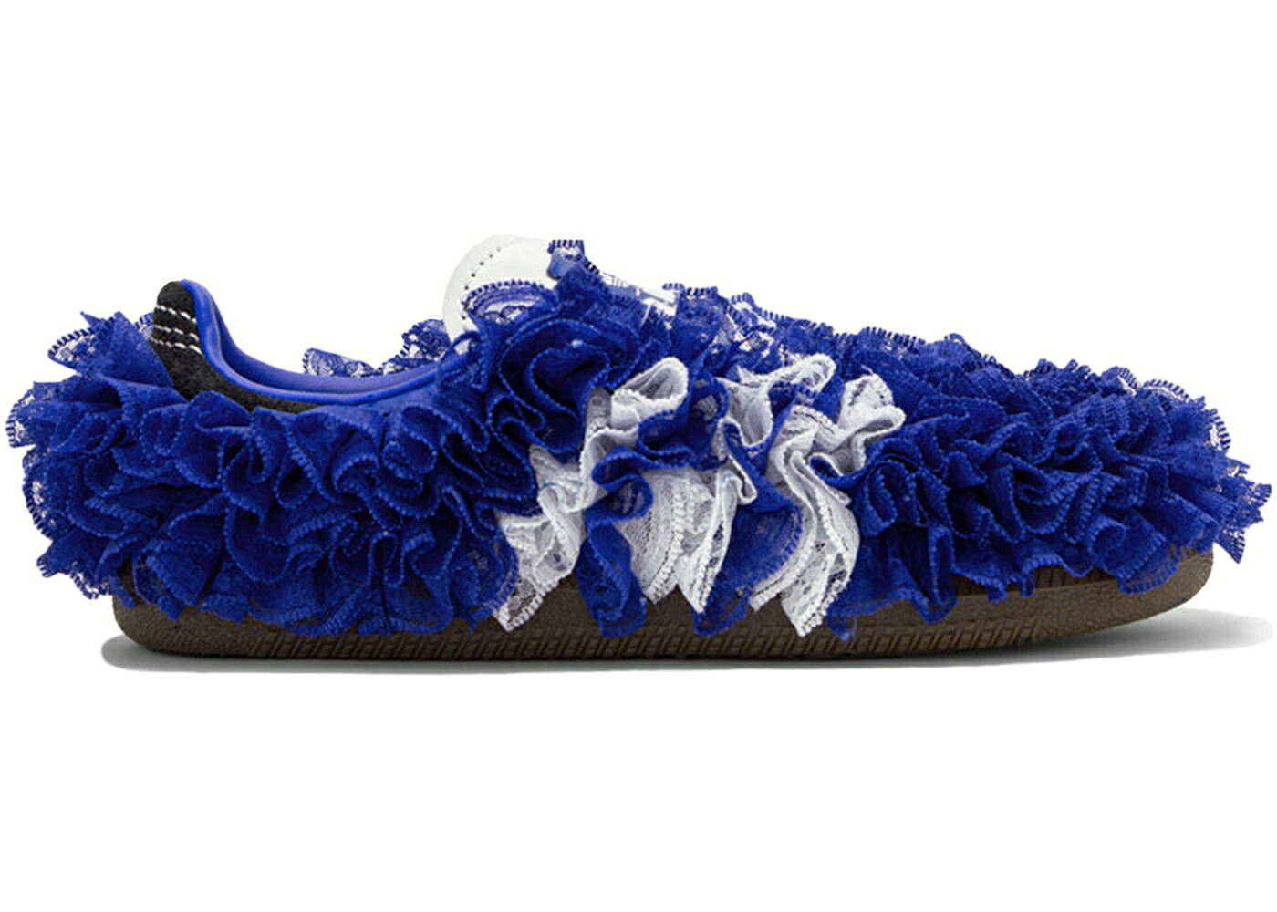 アディダス サンバ クロット 青色 ブルー 白色 ホワイト スニーカー メンズ ADIDAS SAMBA REVERIE BY CAROLINE H CLOT BLUE LACE UPPER / BLUE WHITE GUM｜スニケス