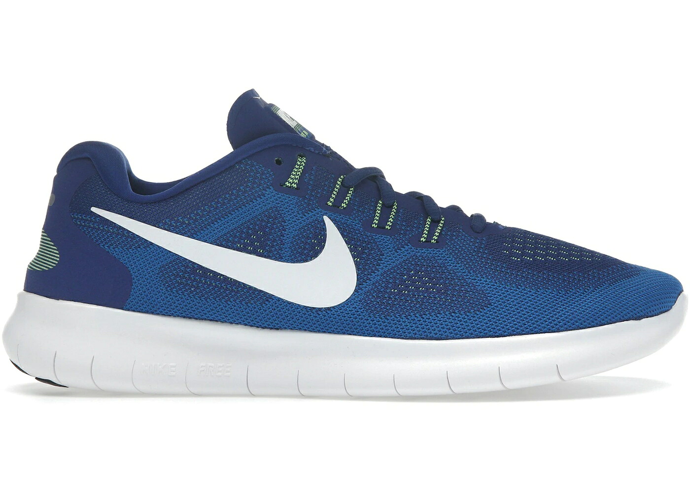 ナイキ フリー ディープ 青色 ブルー 白色 ホワイト スニーカー メンズ NIKE FREE RN 2017 DEEP ROYAL BLUE WHITE-SOAR / DEEP ROYAL BLUE WHITE SOAR|スニケス