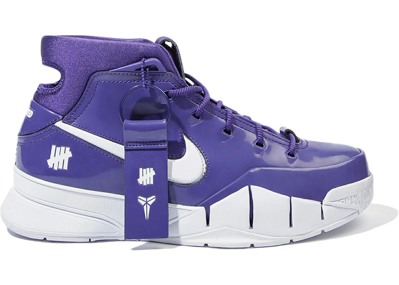 ナイキ コービー プロトロ アンディフィーテッド 紫 パープル 白色 ホワイト F&F スニーカー メンズ NIKE KOBE 1 PROTRO UNDEFEATED PURPLE (F&F) / PURPLE WHITE｜スニケス