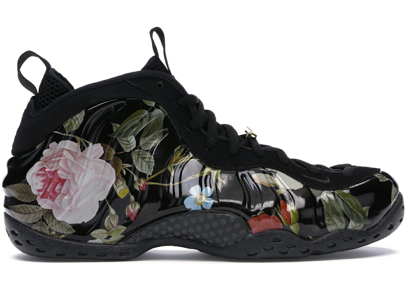 ナイキ フォームポジット 黒いこと 黒いこと 白いこと 白いこと エアフォームポジットワン スニーカー メンズ NIKE AIR FOAMPOSITE ONE FLORAL / BLACK BLACK WHITE