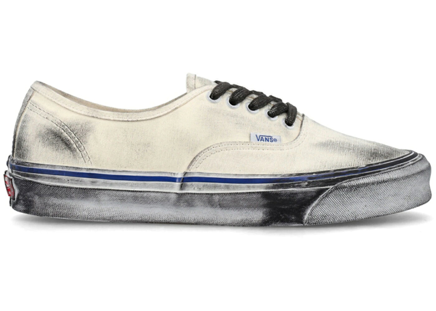 ヴァンズ バンズ オーセンティック 白色 ホワイト 青色 ブルー 黒色 ブラック スニーカー メンズ VANS UA OG AUTHENTIC LX NP DISTRESSED WHITE / WHITE BLUE BLACK 36,400円