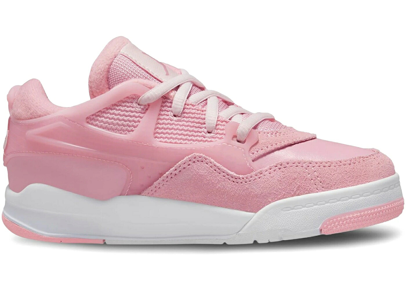 ナイキ ジョーダン ピンク 白色 ホワイト パール ジュニア キッズ JORDAN 4 RM MEDIUM SOFT PINK WHITE (PS) / MEDIUM SOFT PINK PEARL PINK ベビー マタニティ スニーカー|スニケス