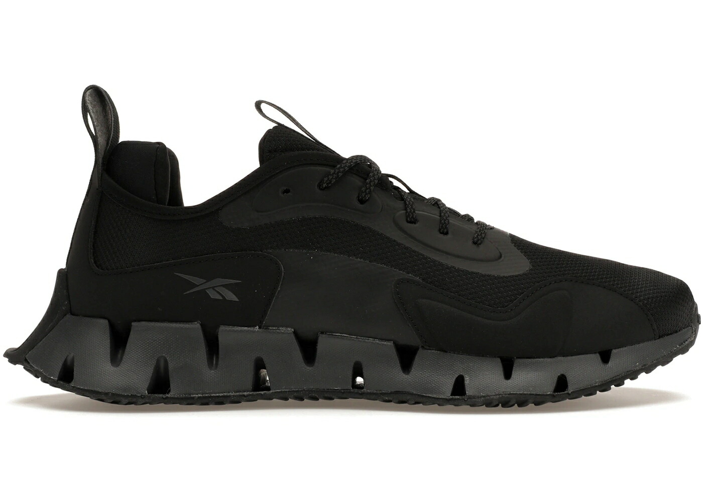 リーボック ジグ 黒色 ブラック 灰色 グレー スニーカー メンズ REEBOK ZIG DYNAMICA BLACK COLD GREY / BLACK COLD GREY BLACK