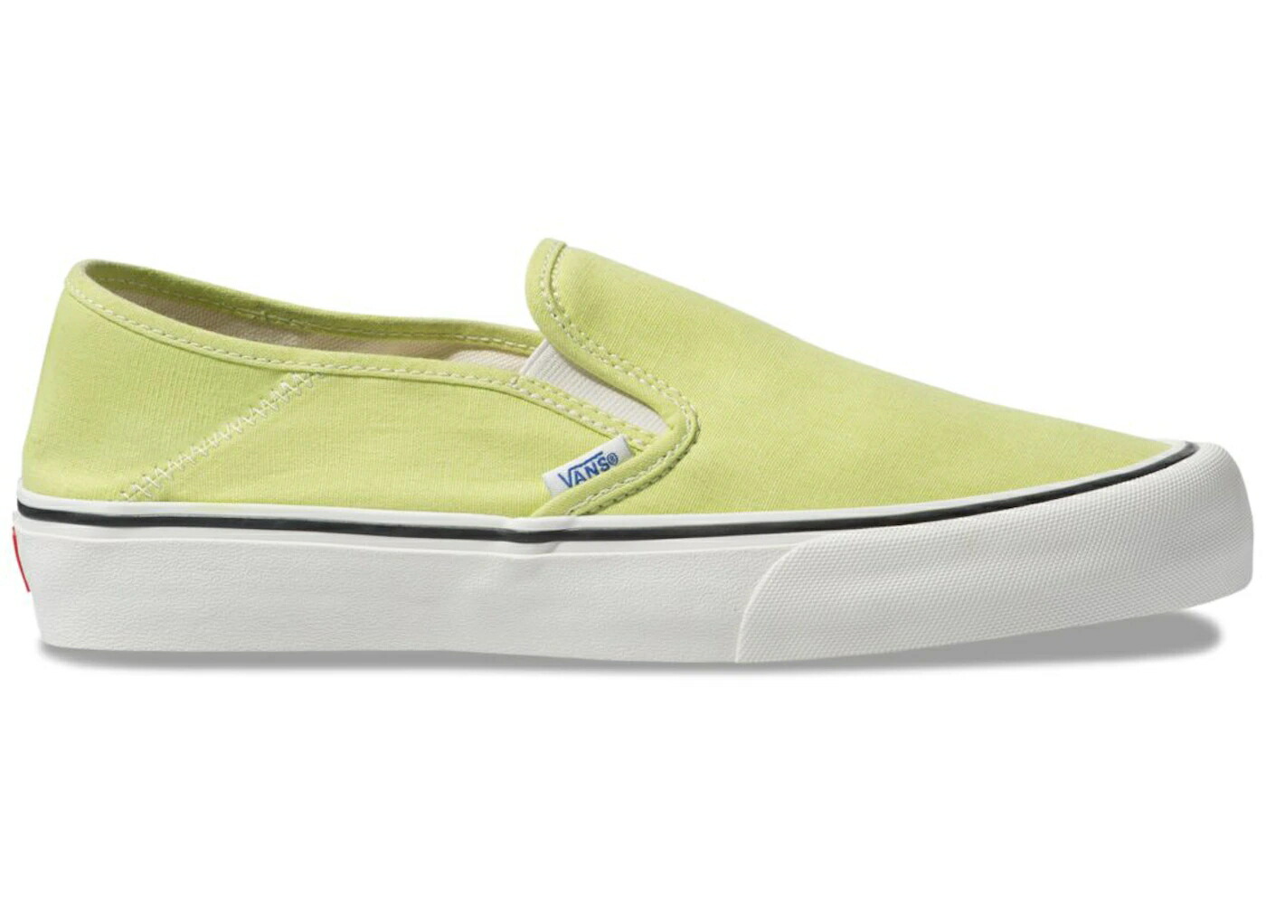 ヴァンズ バンズ スリッポン ライム 白色 ホワイト スニーカー メンズ VANS SLIP-ON VR3 SF SUNNY LIME SALT WASH / SUNNY LIME WHITE