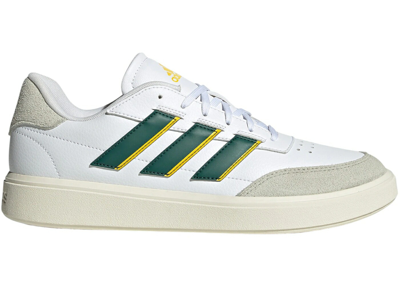アディダス 白いこと 白いこと 緑 緑であること 黄味がかった 黄色 スニーカー メンズ ADIDAS COURTBLOCK WHITE COLLEGIATE GREEN UTILITY YELLOW / CLOUD WHITE COLLEGIATE GREEN