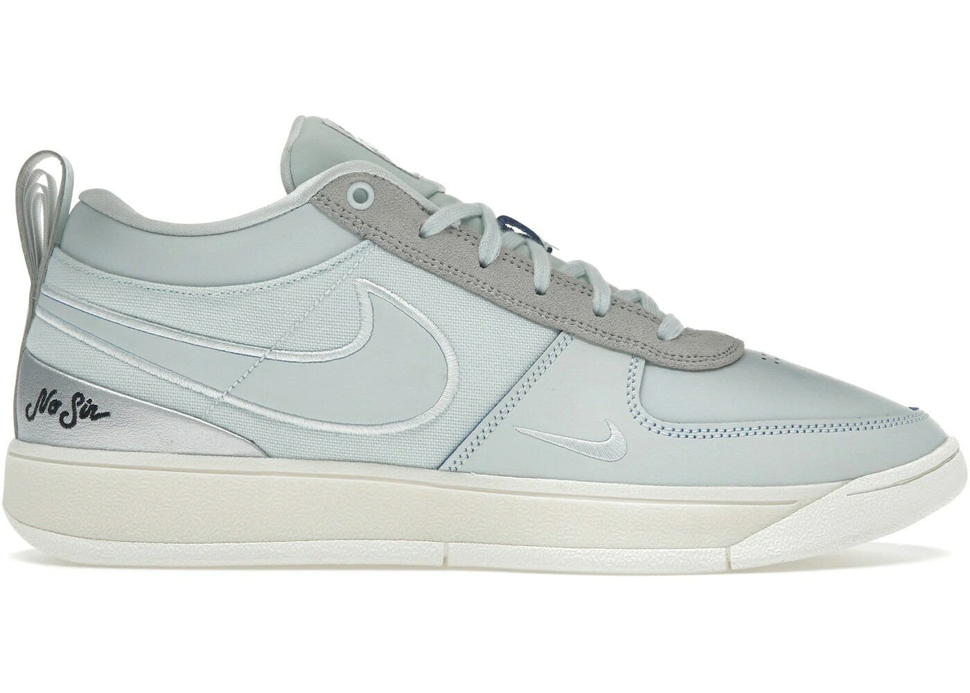ナイキ 薄墨色 薄墨色 しろがね色 しろがね色 スニーカー メンズ NIKE BOOK 1 EP MOSS POINT (SOLID OUTSOLE) / BARELY GREY METALLIC SILVER MOON