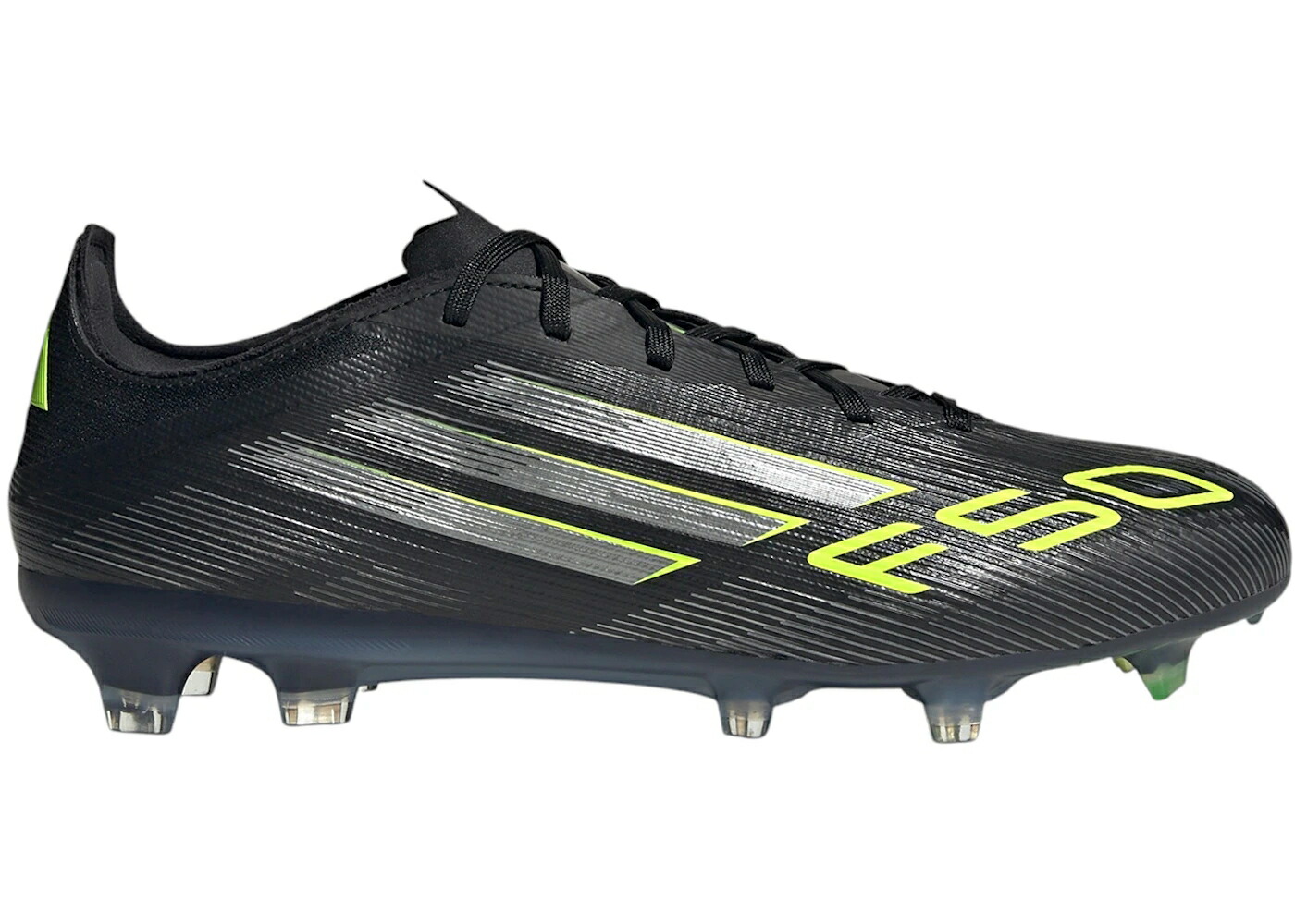 アディダス プロ ステルス コア 黒色 ブラック スニーカー メンズ ADIDAS F50 PRO FG ELECTRIC STEALTH PACK / CORE BLACK IRON METALLIC LUCID