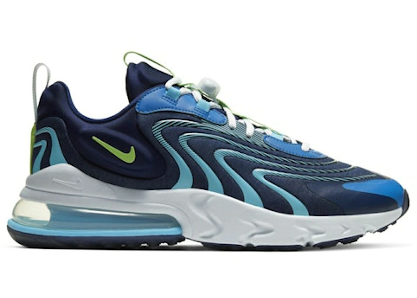 ナイキ マックス リアクト 青色 ブルー ピュア プラチナム エアマックス スニーカー メンズ NIKE AIR MAX 270 REACT ENG BLACKENED BLUE / BLACKENED BLUE PURE PLATINUM 55,825円