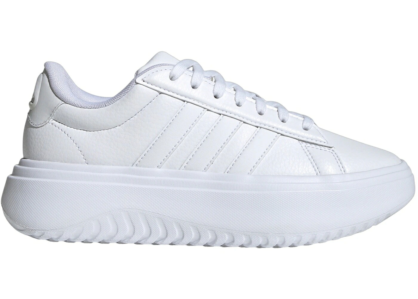 アディダス 地べた 厚地の外套 白いこと 白いこと WOMEN\u0027S スニーカー レディース ADIDAS GRAND COURT PLATFORM CLOUD WHITE CRYSTAL (WOMEN\u0027S) / CLOUD WHITE CLOUD WHITE CRYSTAL