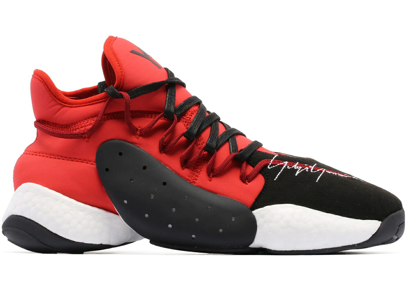 アディダス 中核グループ 黒いこと 黒いこと 赤 赤いこと スニーカー メンズ ADIDAS Y-3 BYW BBALL CORE BLACK LUSH RED / CORE BLACK LUSH RED CRYSTAL 靴-メンズ靴