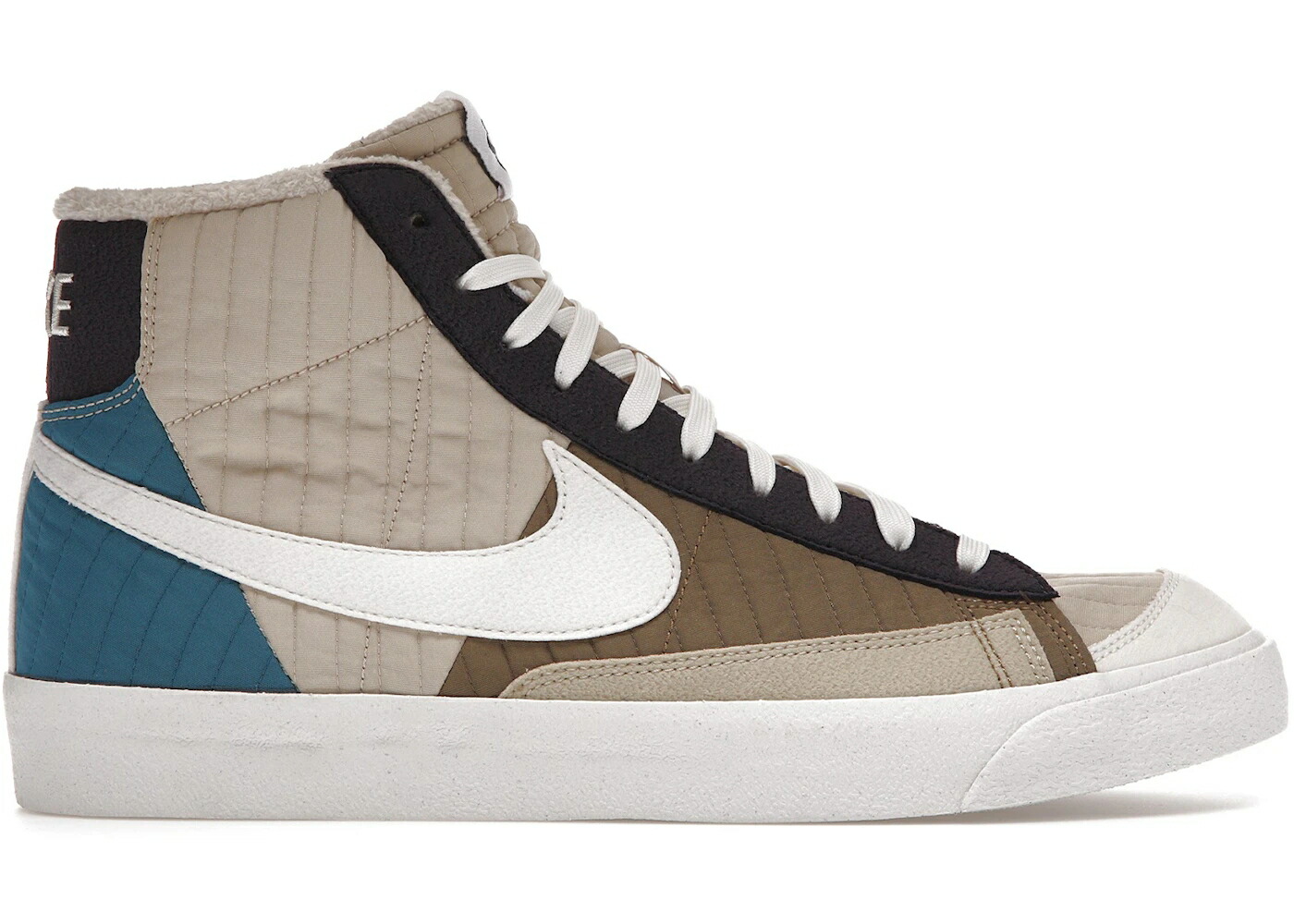 ナイキ ブレイザー ミッド 割り増し金 赤銅色 赤銅色 スニーカー メンズ NIKE BLAZER MID 77 PREMIUM TOAST SAIL QUILTED / RATTAN SAIL BROWN KELP CAVE