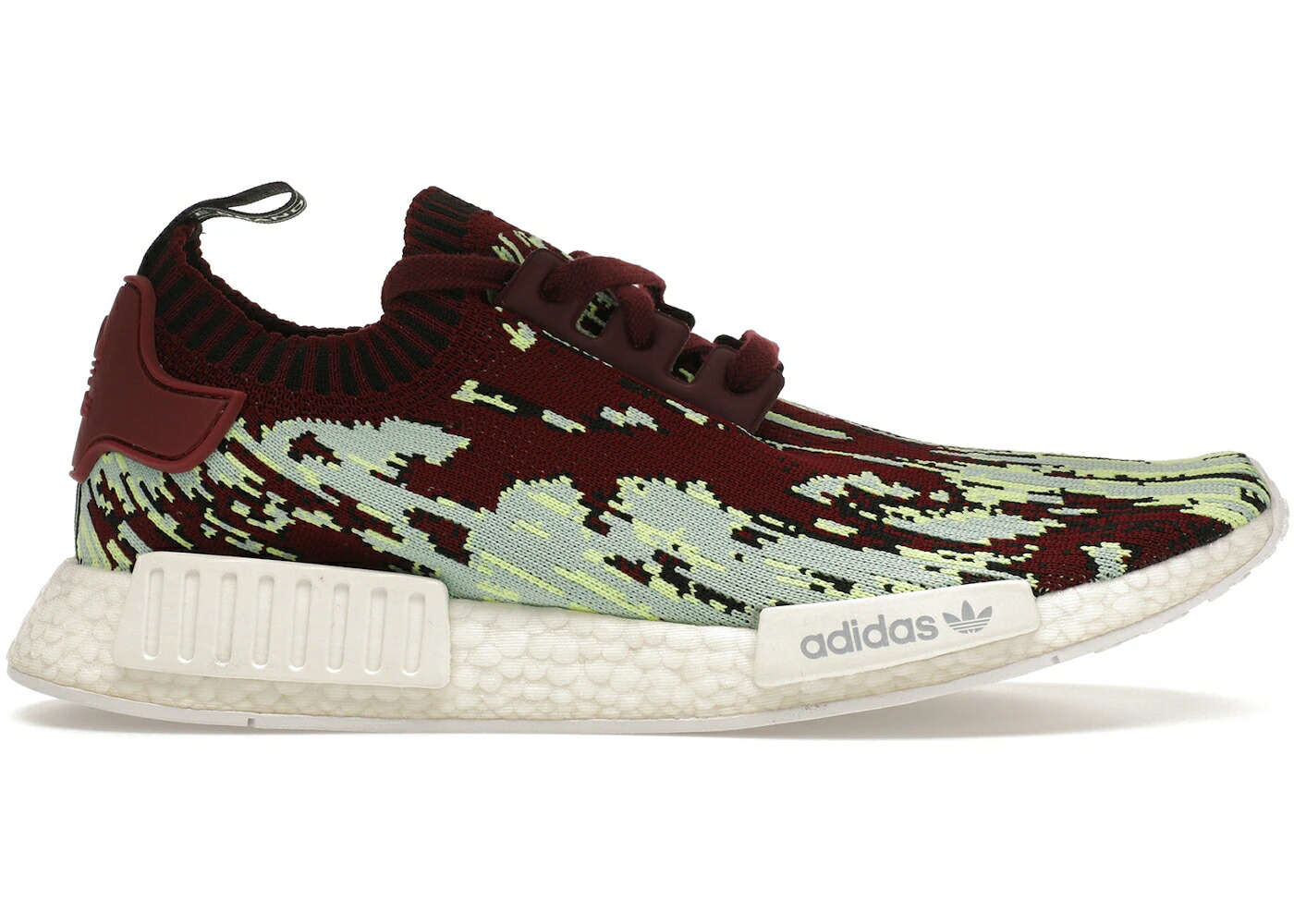 アディダス マルーン 中核グループ 黒いこと 黒いこと 緑 緑であること 2.0 スニーカー メンズ ADIDAS NMD R1 SNS DATAMOSH MAROON / MAROON CORE BLACK BLUSH GREEN