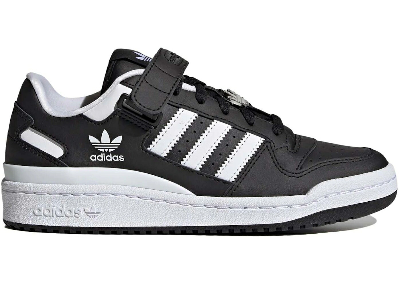 アディダス フォーラム コア 黒色 ブラック 白色 ホワイト WOMEN'S スニーカー レディース ADIDAS FORUM LOW CORE BLACK CLOUD WHITE (WOMEN'S) / CORE BLACK CLOUD WHITE CORE