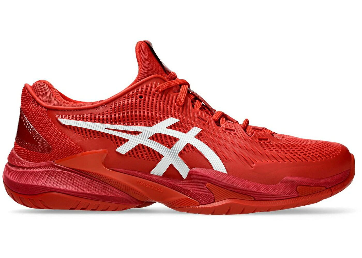 アシックス コート 白色 ホワイト スニーカー メンズ ASICS COURT FF 3 NOVAK RUST WHITE / RUST WHITE