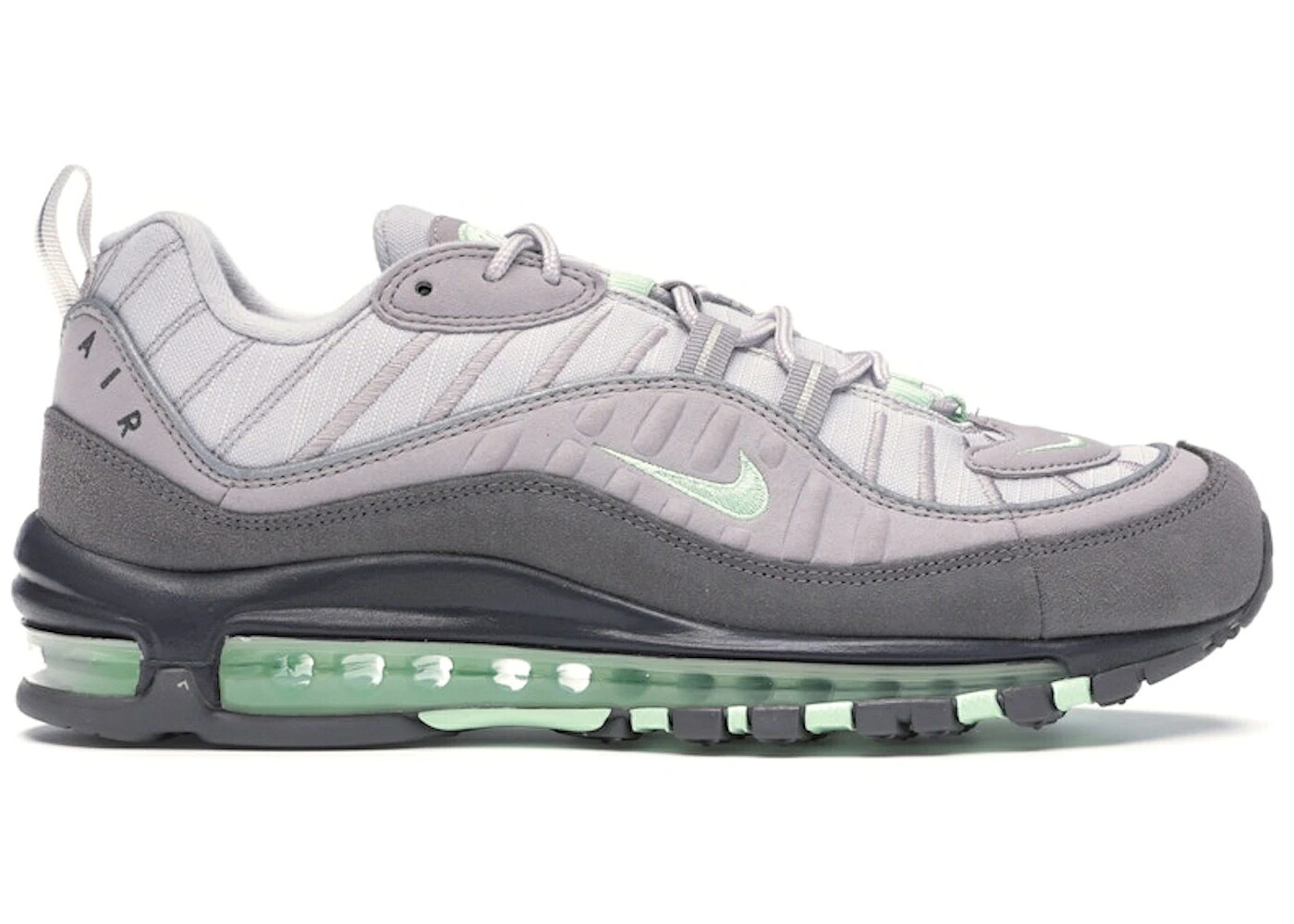 ナイキ マックス 薄墨色 薄墨色 生新しい 大気圏マックス スニーカー メンズ NIKE AIR MAX 98 VAST GREY FRESH MINT / VAST GREY FRESH MINT ATMOSPHERE