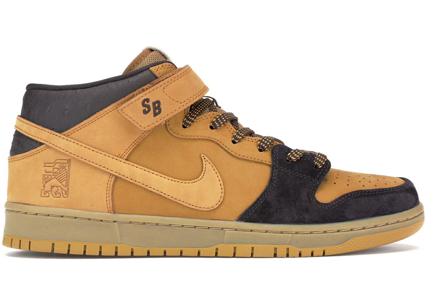 ナイキ エスビー ダンク ミッド 銅 ブロンズ ウィート スニーカー メンズ NIKE SB DUNK MID LEWIS MARNELL / CAPPUCCINO BRONZE WHEAT