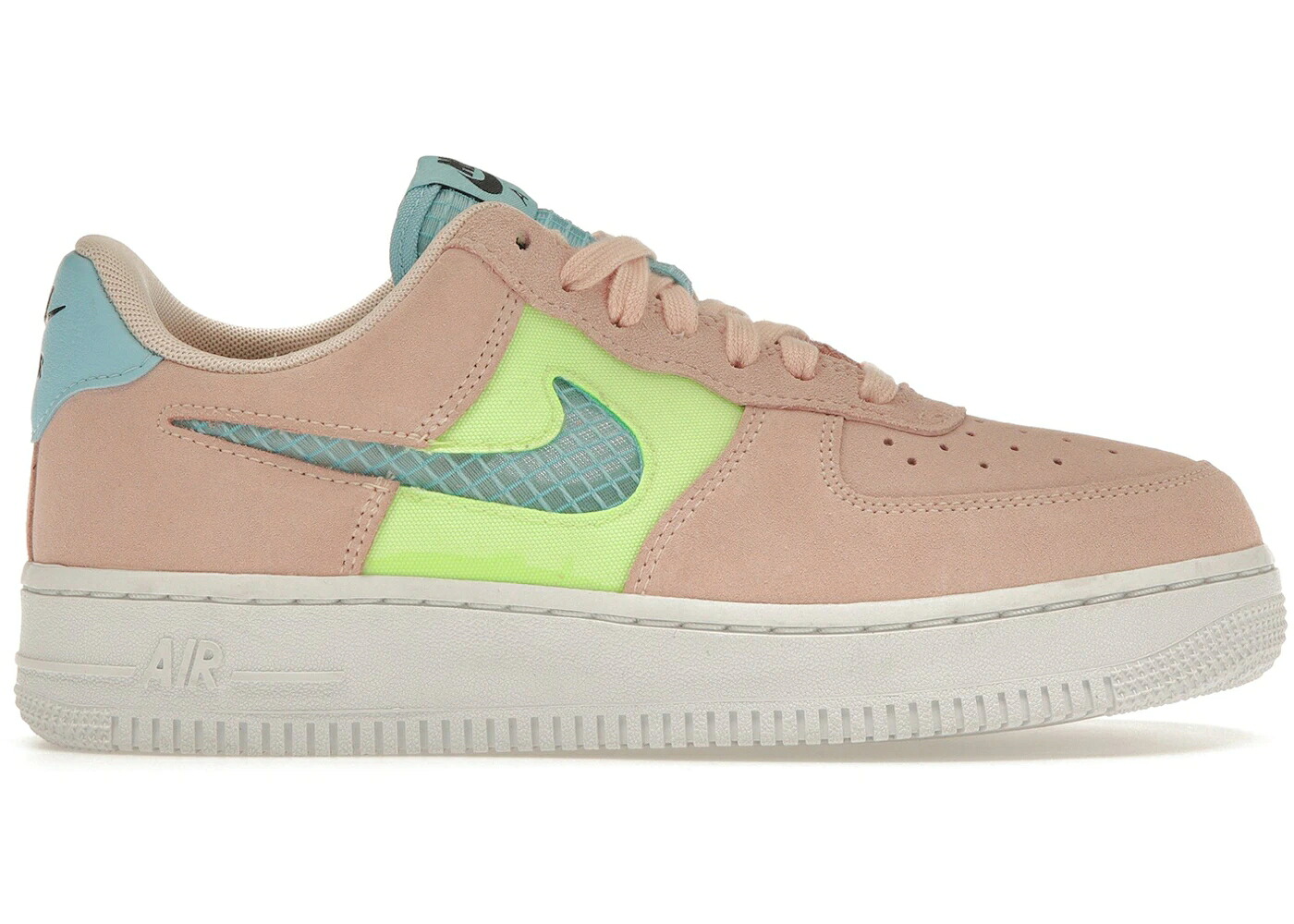 ナイキ 緑 緑であること 黒いこと 黒いこと 空軍 WOMEN\u0027S スニーカー レディース NIKE AIR FORCE 1 LOW WASHED CORAL GHOST GREEN (WOMEN\u0027S) / WASHED CORAL GHOST GREEN BLACK