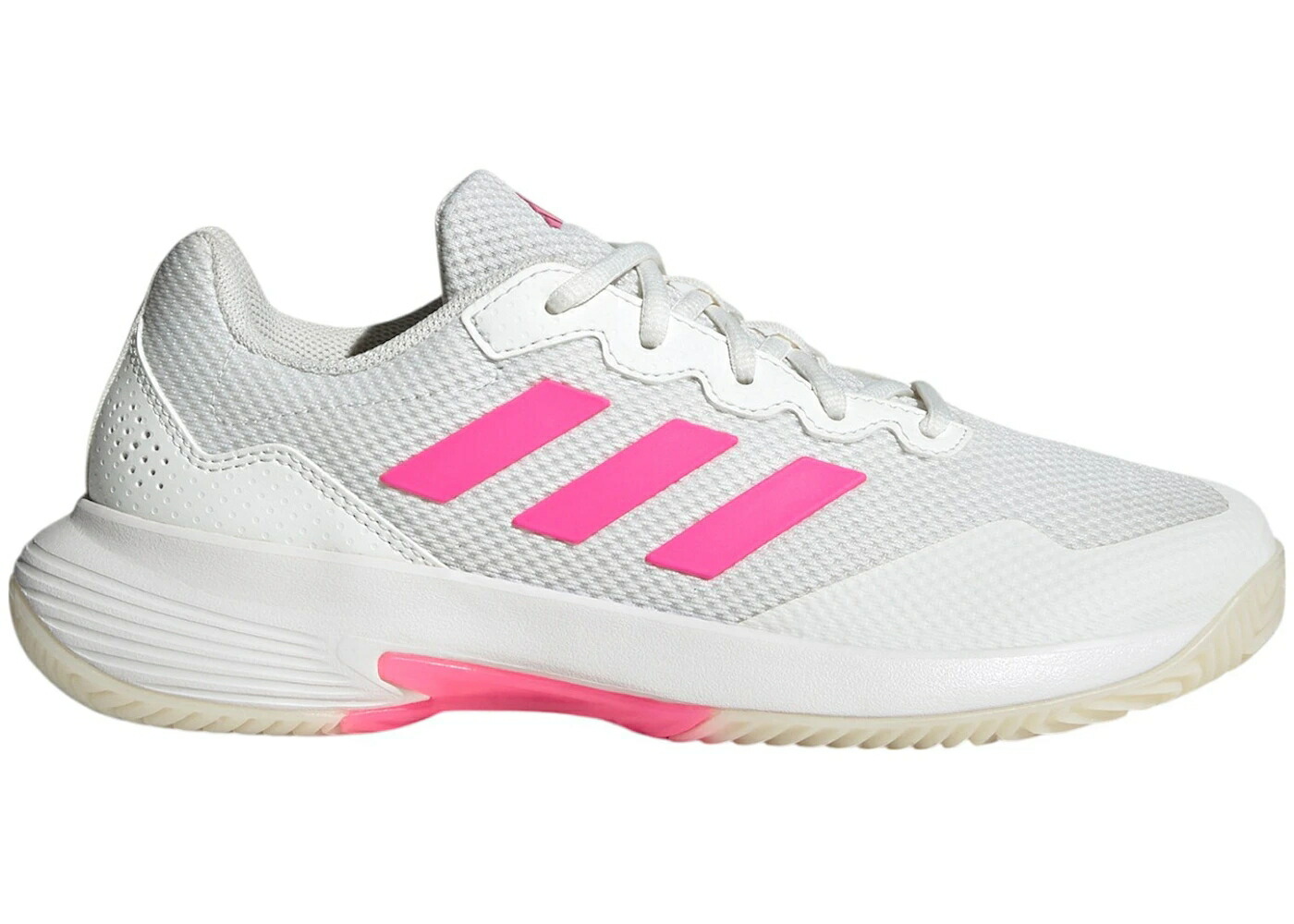 アディダス コア 白色 ホワイト ピンク 黒色 ブラック 2.0 WOMEN'S スニーカー レディース ADIDAS GAMECOURT CORE WHITE LUCID PINK BLACK (WOMEN'S) / CORE WHITE LUCID PINK CORE BLACK