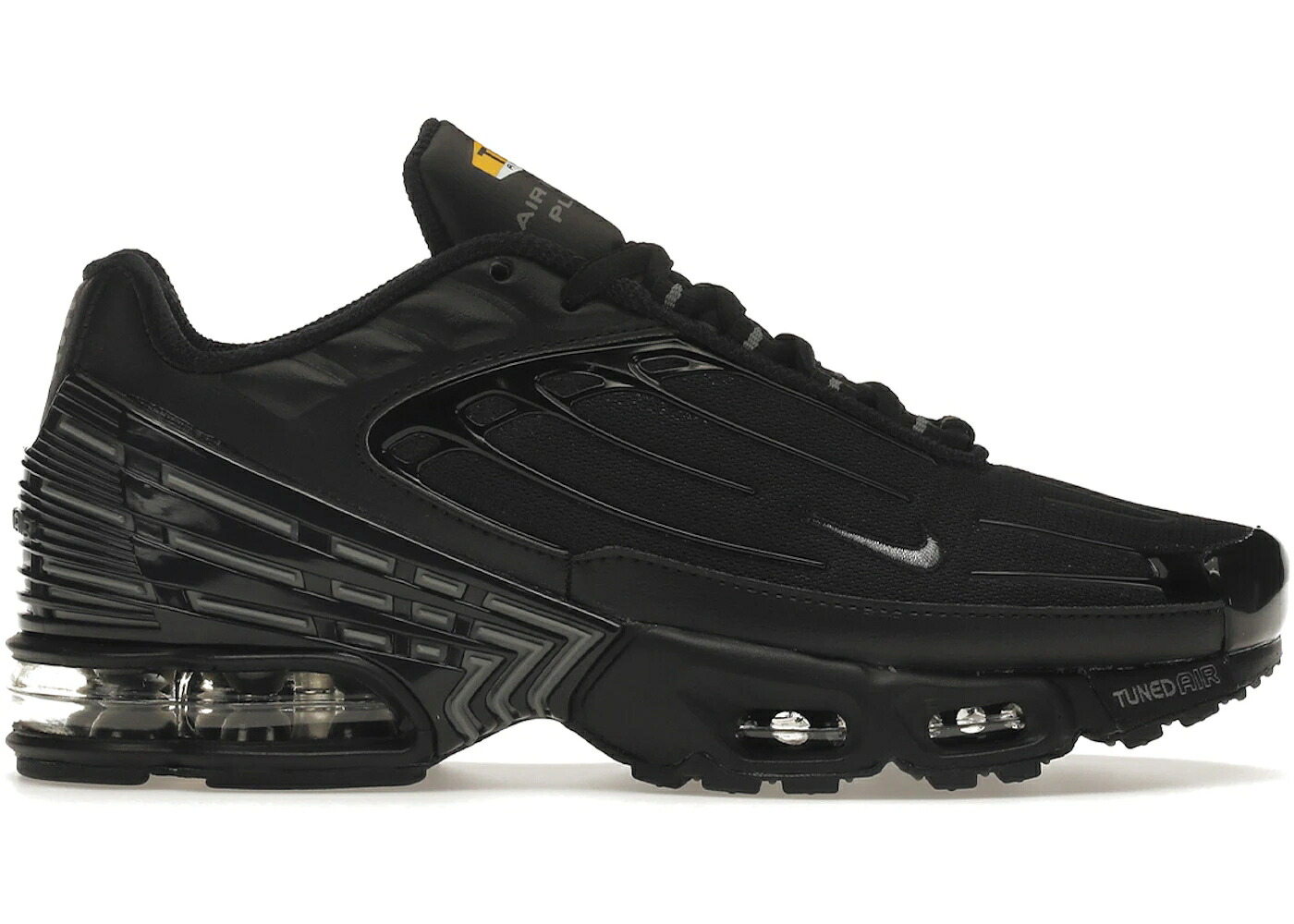 ナイキ マックス 黒いこと 黒いこと 薄墨色 薄墨色 エアマックスプラス 御坊っちゃん キッズ NIKE AIR MAX PLUS 3 BLACK GREY (GS) / BLACK BLACK GREY もの言う花 マタニティ スニーカー キッズ・ベビー・マタニティ-キッズファッション-靴
