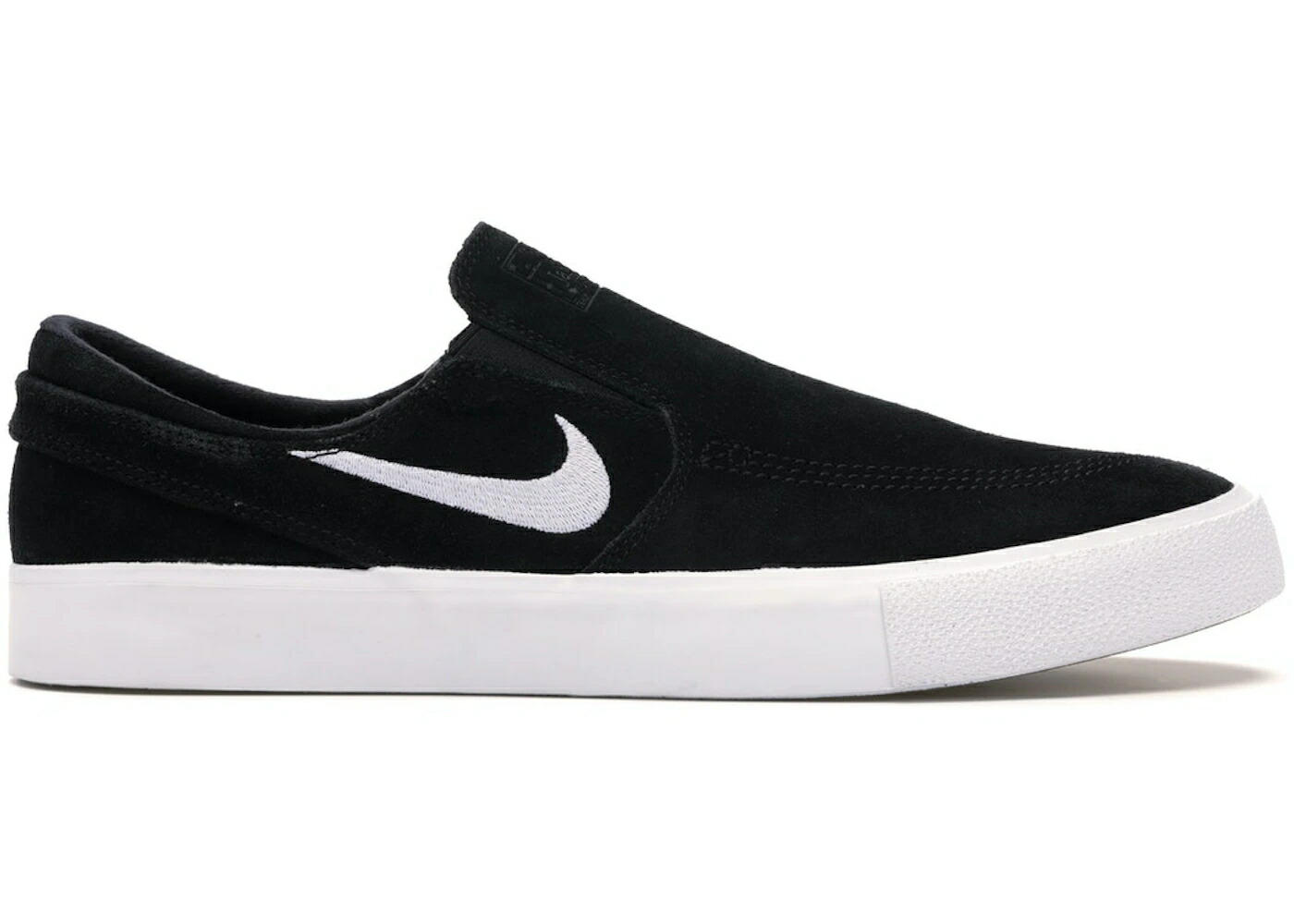 ナイキ エスビー ズーム 黒色 ブラック 白色 ホワイト スニーカー メンズ NIKE SB ZOOM JANOSKI SLIP RM BLACK / BLACK WHITE WHITE