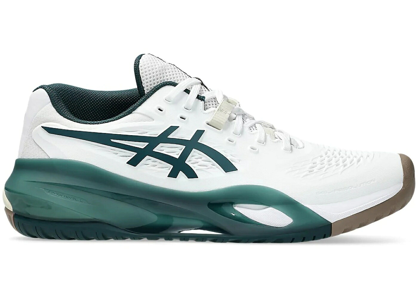 アシックス 白いこと 白いこと 緑 緑であること スニーカー メンズ ASICS GEL-RESOLUTION X WHITE SAXON GREEN / WHITE SAXON GREEN