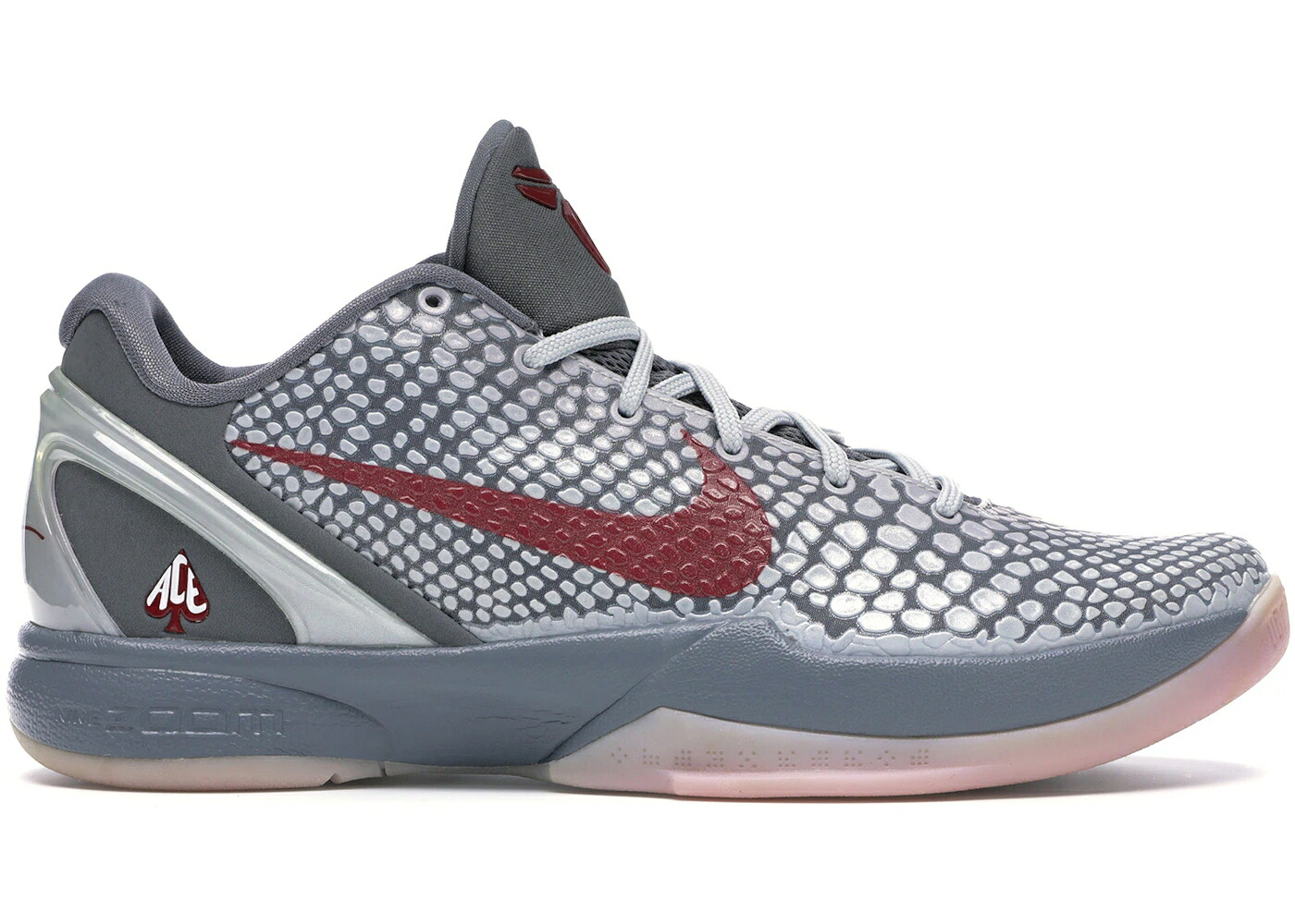 ナイキ コービー プラチナム スニーカー メンズ NIKE KOBE 6 LOWER MERION ACES / METALLIC PLATINUM VARSITY