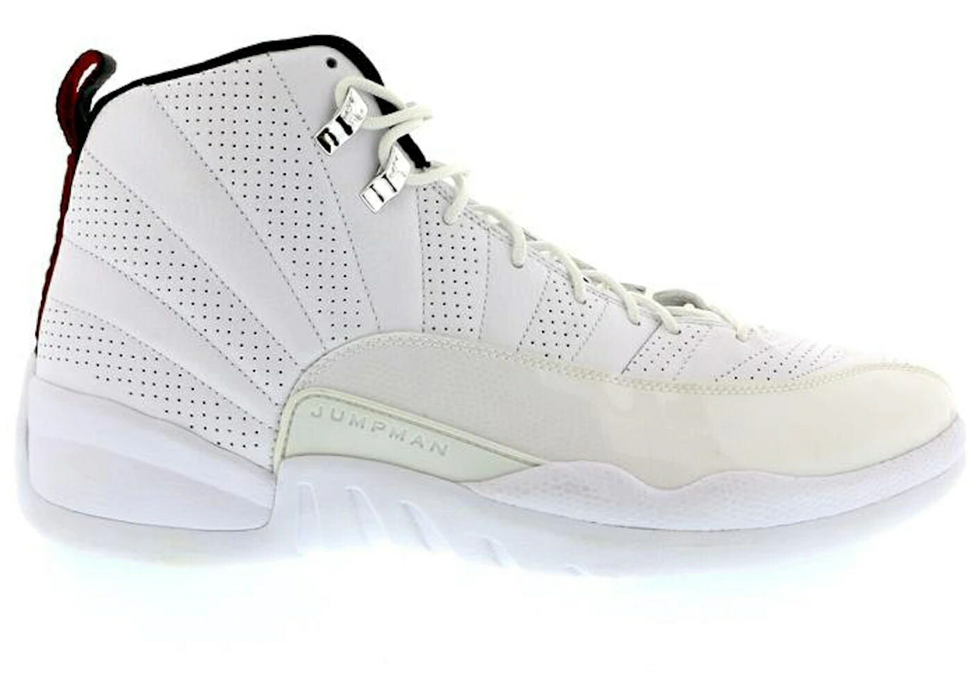 ナイキ ジョーダン 白いこと 白いこと 赤 赤いこと 黒いこと 黒いこと スニーカー メンズ JORDAN 12 RETRO RISING SUN / WHITE VARSITY RED BLACK