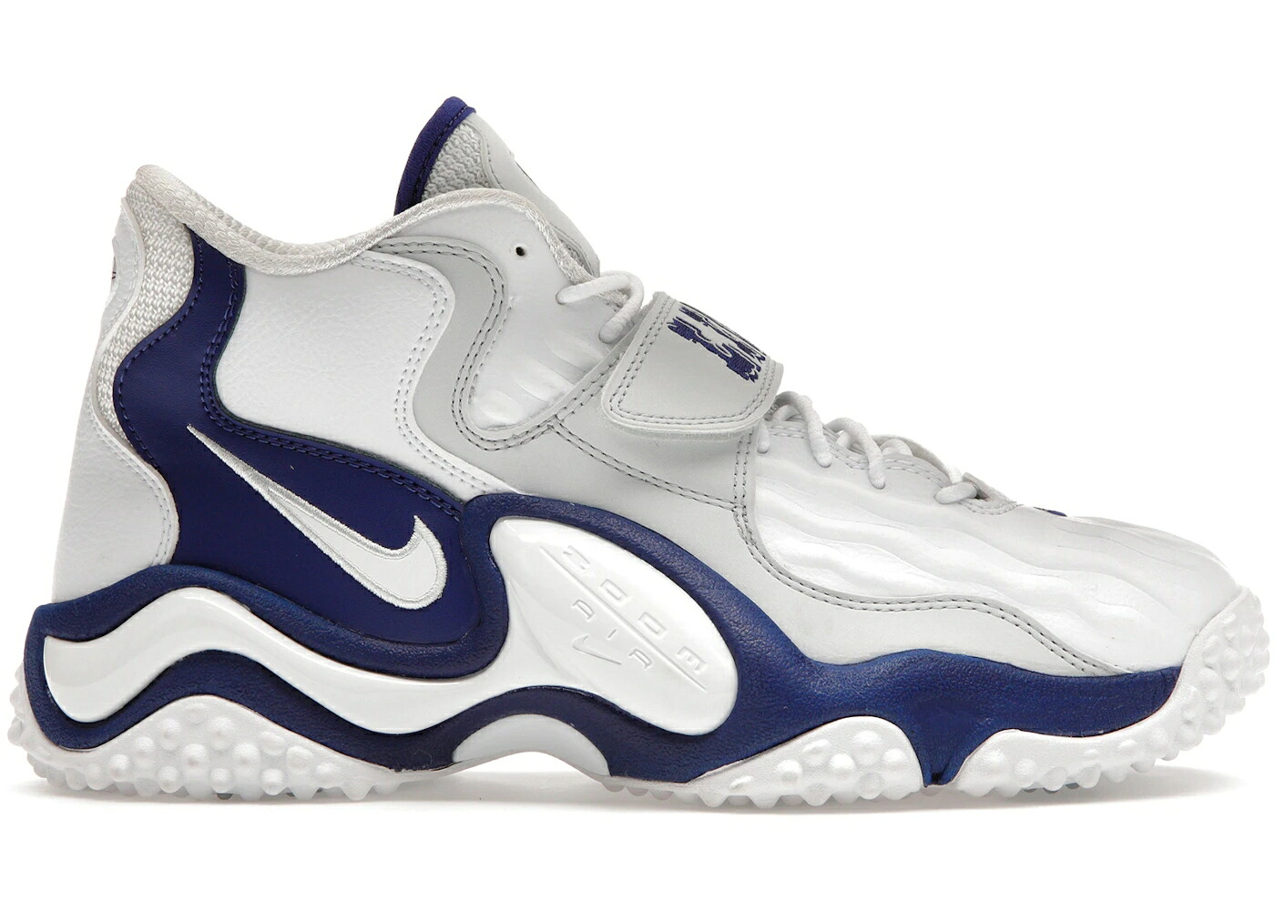 ナイキ ズーム ターフ 白色 ホワイト ディープ 青色 ブルー スニーカー メンズ NIKE AIR ZOOM TURF JET 97 BARRY SANDERS (2019) / WHITE DEEP ROYAL BLUE WHITE