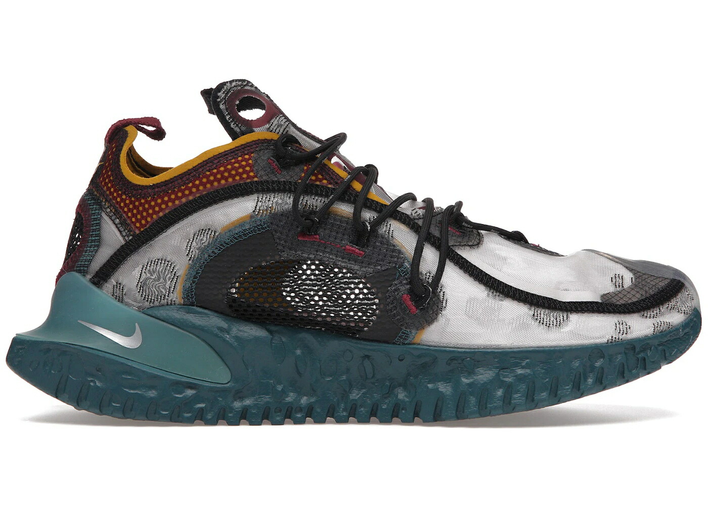 ナイキ フローレス 黒色 ブラック ゴールド スニーカー メンズ NIKE FLOW 2020 ISPA BLACK TURQUOISE GOLD / BLACK SPORT TURQUOISE UNIVERSITY