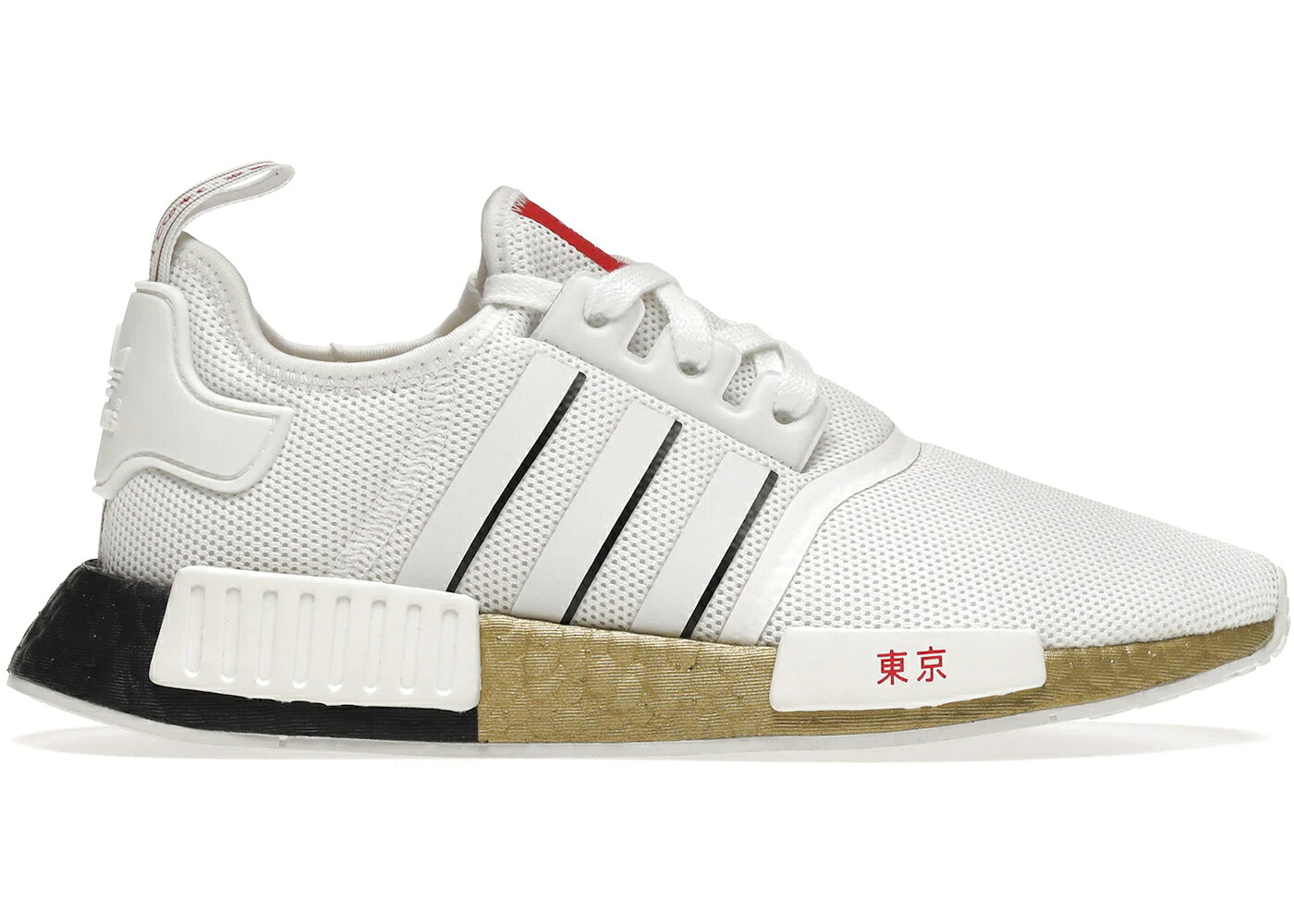 アディダス ユナイテッド 白色 ホワイト 黒色 ブラック 赤 レッド スニーカー メンズ ADIDAS NMD R1 UNITED BY SNEAKERS TOKYO / WHITE BLACK SOLAR RED｜スニケス 42,540円